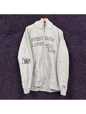 Troye Sivan One Of Your Girls Oversized Zip-Up Hoodie Size Large